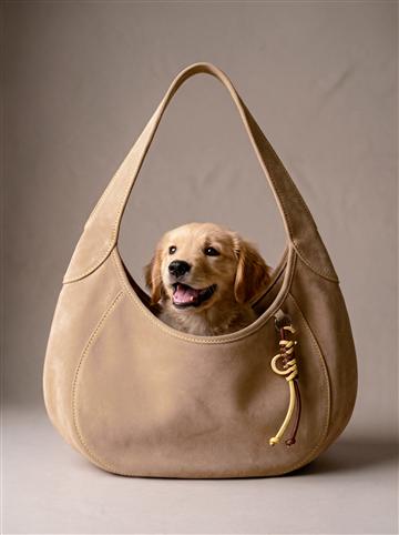 Crossbody, beige and butter yellow